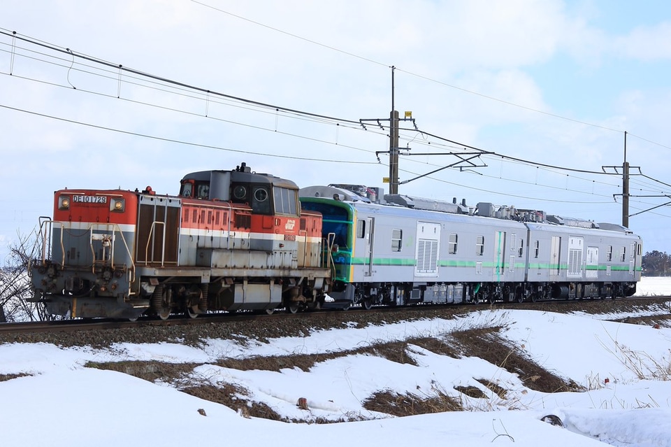 【JR東】新型事業用電車E493系甲種輸送の拡大写真