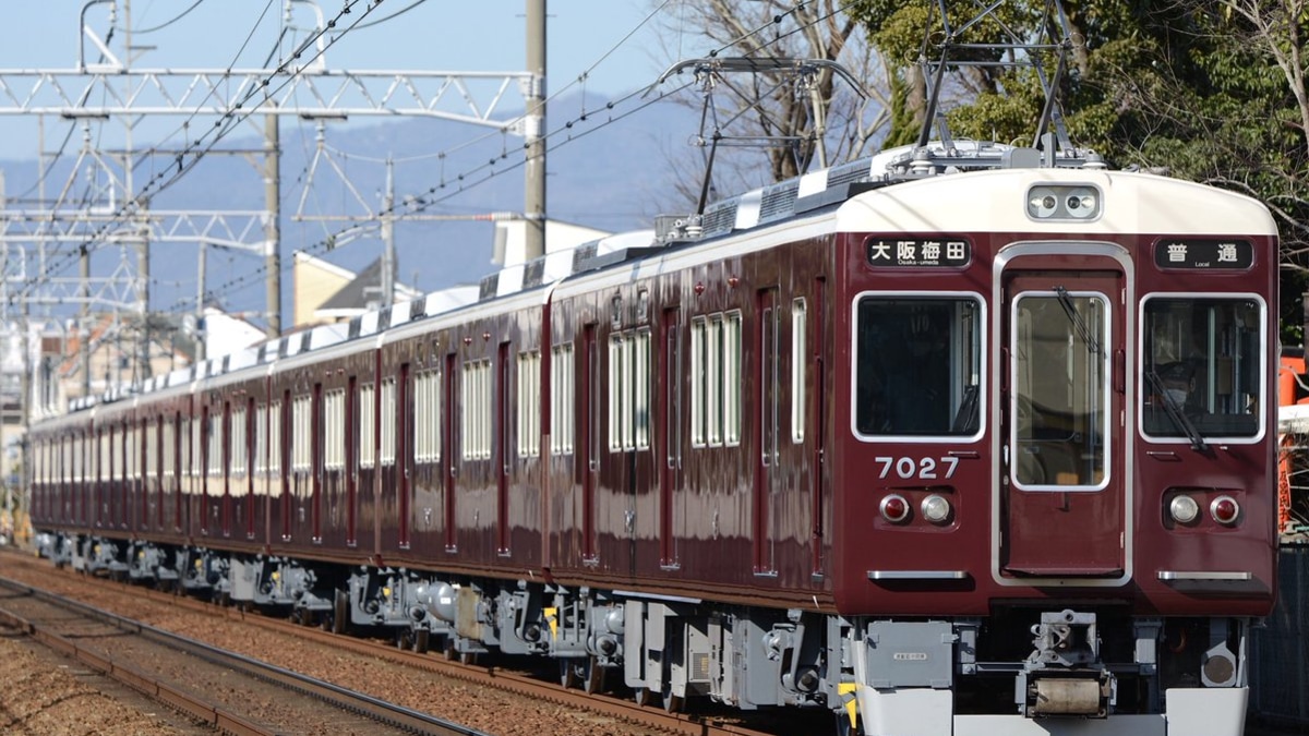 阪急】7000系 7027Fリニューアル編成として運用復帰 |2nd-train鉄道ニュース