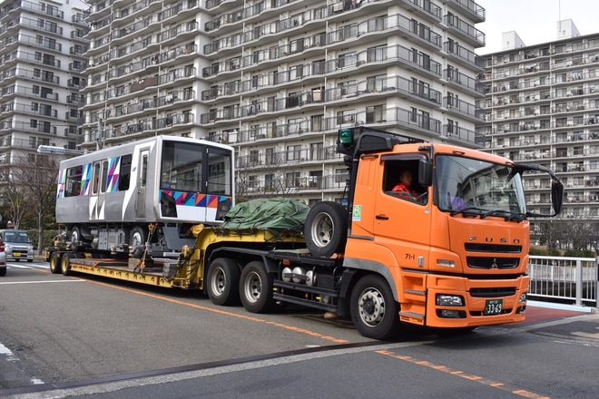 【横シー】逆走事故当該の2000形41編成が総合車両製作所横浜事業所から陸送を不明で撮影した写真