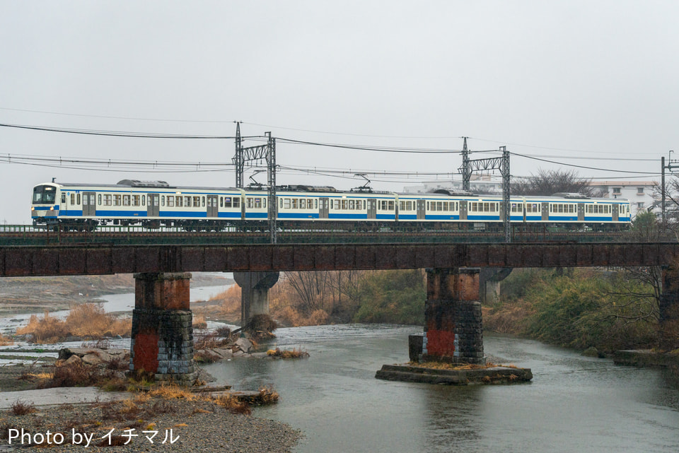 【西武】新101系1241F(伊豆箱根鉄道カラー) 武蔵丘入場回送の拡大写真