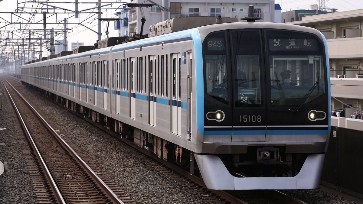メトロ】15000系15108F試運転 |2nd-train鉄道ニュース