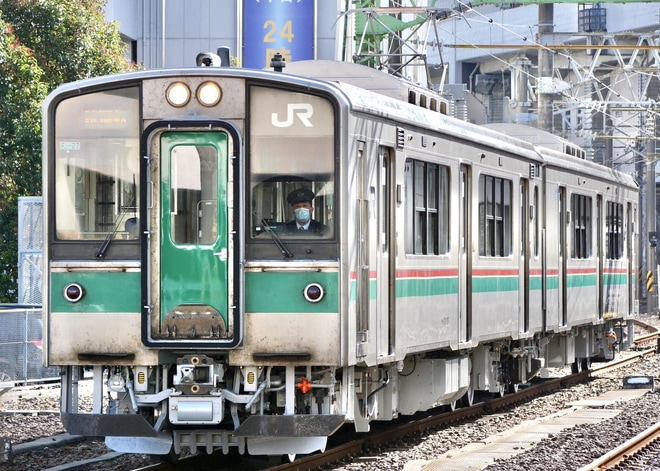 【JR東】701系F2-27編成郡山総合車両センター出場