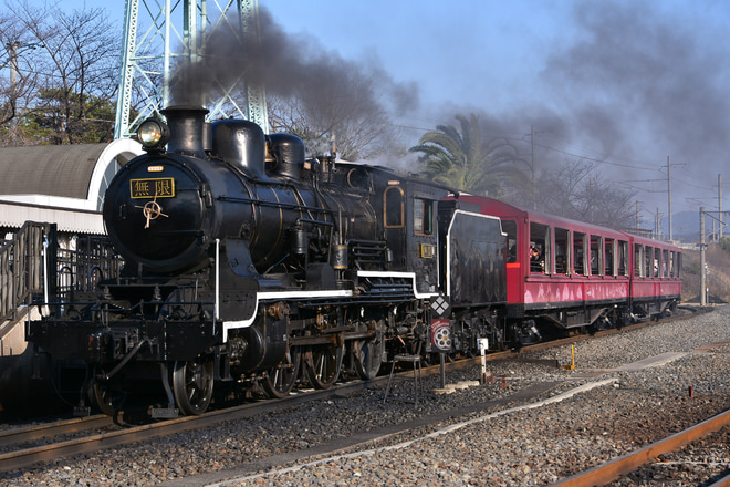 【JR西】SLスチーム号が「無限列車」仕様にを京都鉄道博物館で撮影した写真