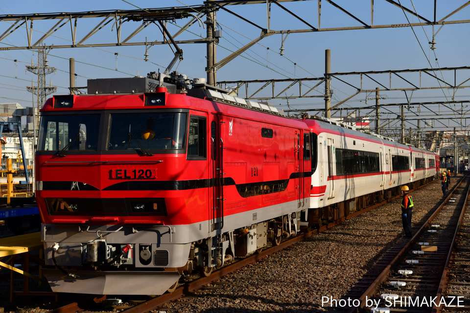 【名鉄】1700系1701F/1702Fが大江から東名古屋港へ廃車回送の拡大写真