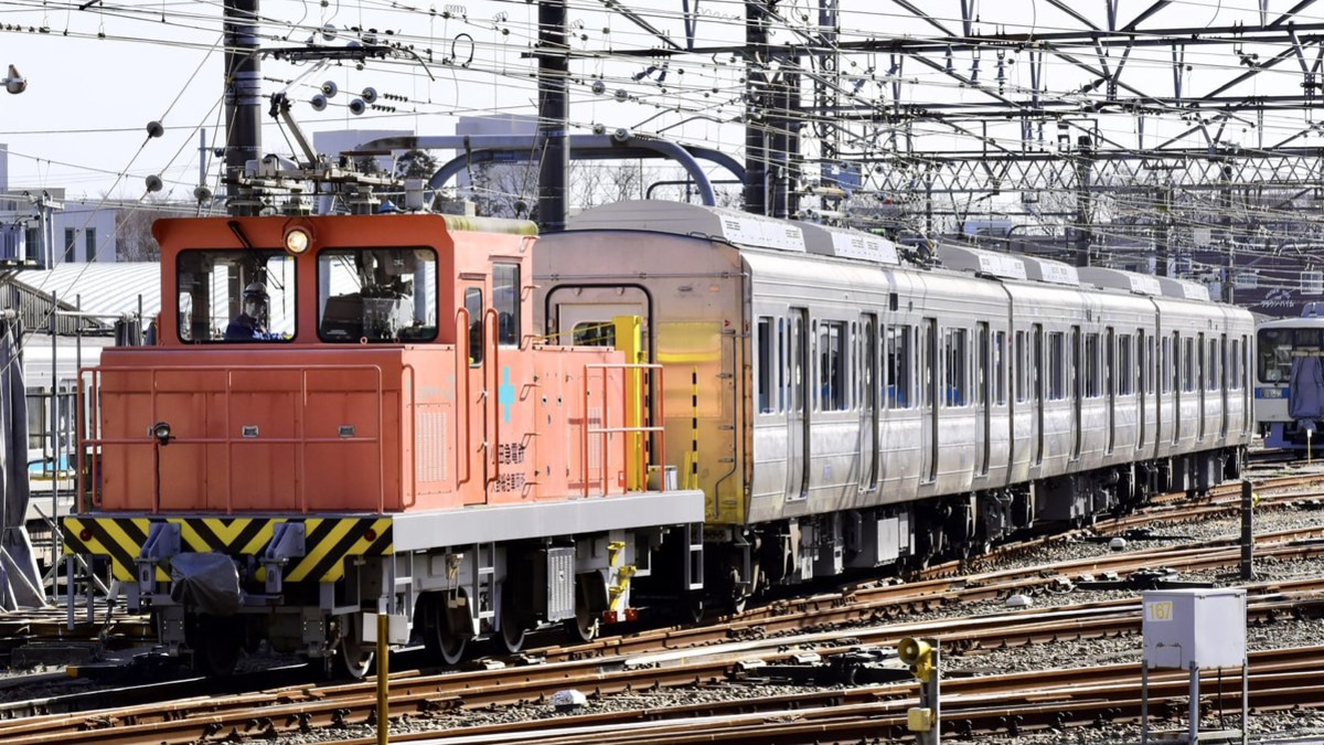 小田急】改造中の1000形1097Fが大野総合車両所内を入替え |2nd-train 