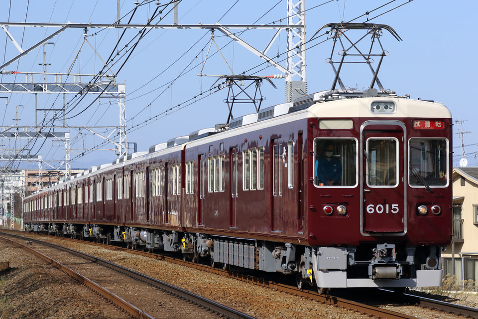 【阪急】6000系6015Fが出場試運転を実施の拡大写真