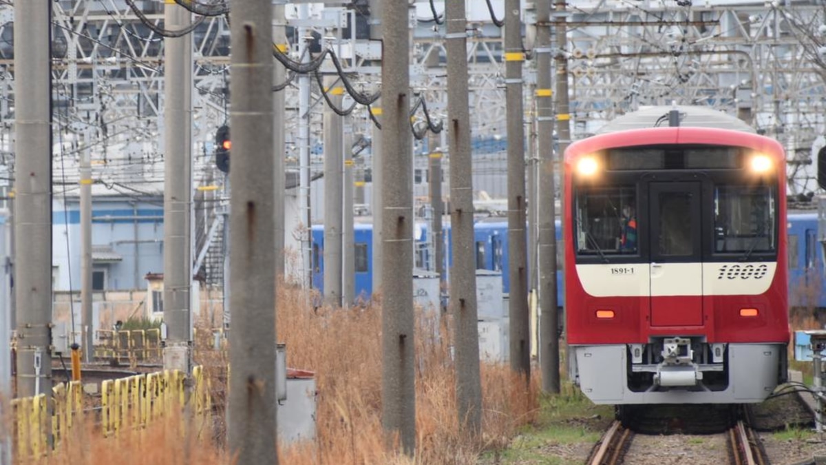 京急】新1000形1891編成(L/Cカー) 久里浜工場構内試運転 |2nd-train