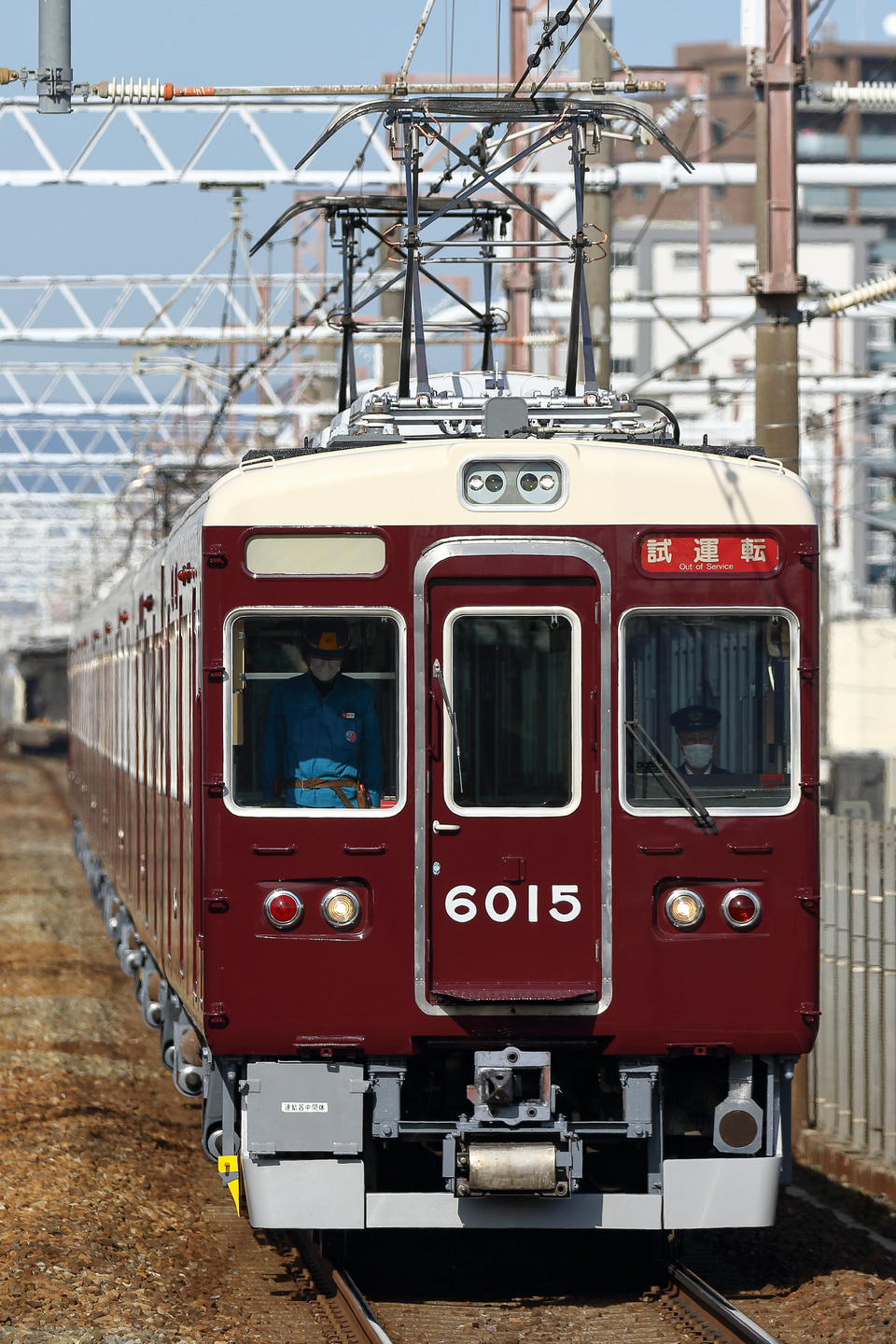 【阪急】6000系6015Fが出場試運転を実施の拡大写真