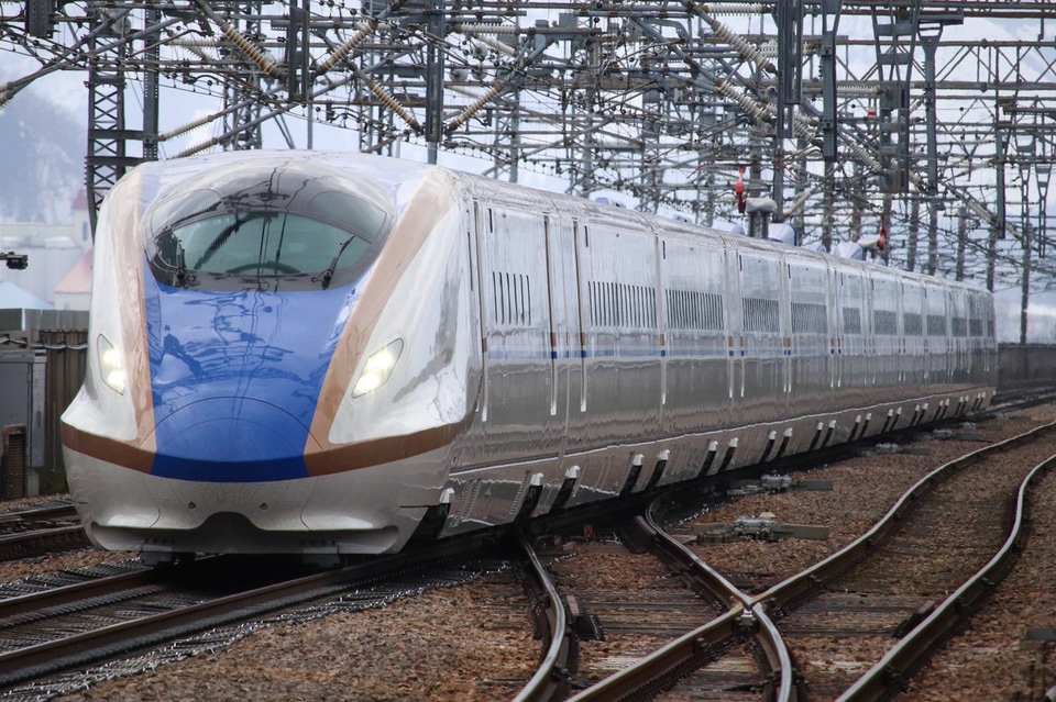 【JR東】E7系F31編成上越新幹線で試運転の拡大写真