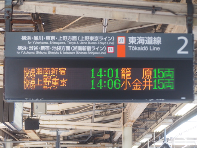 【JR東】「快速アクティー」の運行が大幅縮小を大船駅で撮影した写真