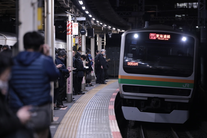 【JR東】東海道線・宇都宮線・高崎線から「通勤快速」廃止を新橋駅で撮影した写真