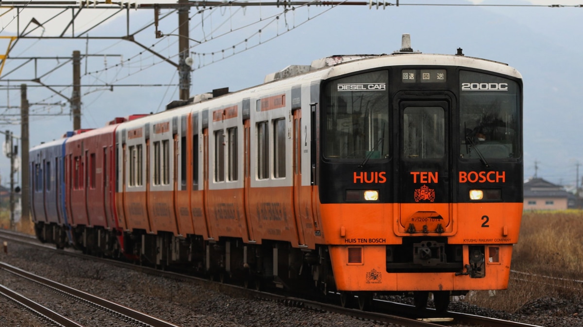 【希少】JR九州　宗太郎峠で活躍！キハ220単行　行き先シール付き 希少】JR九州 宗太郎峠で活躍！キハ220単行 行き先シール付き