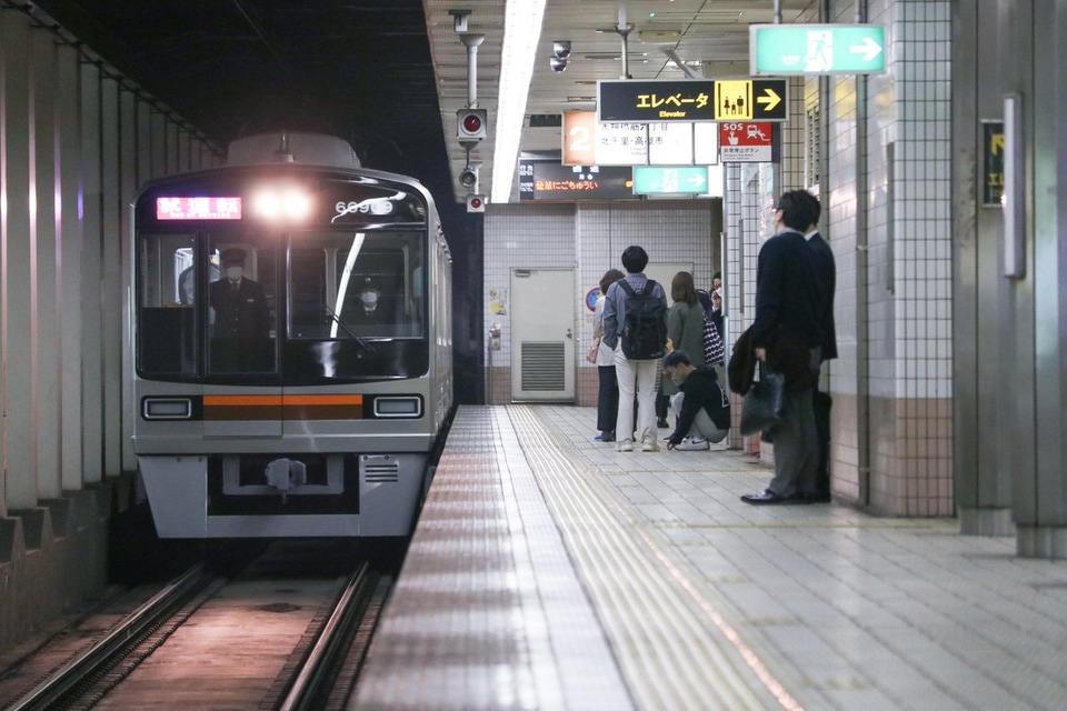 【大阪メトロ】66系66609F阪急線で試運転の拡大写真