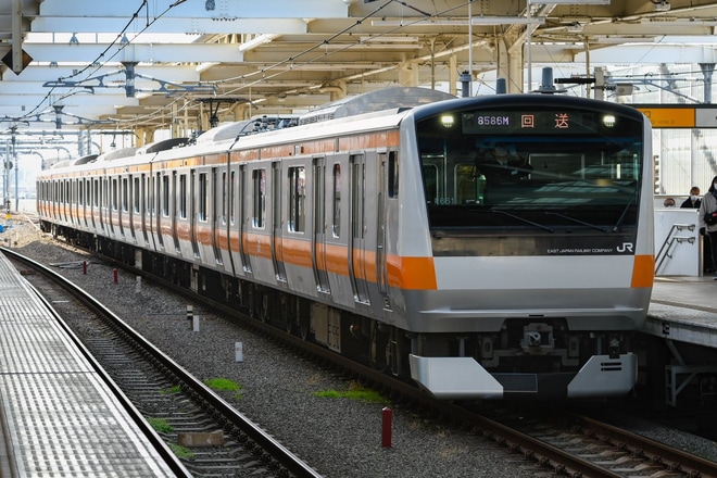 【JR東】E233系青661編成が武蔵小金井派出へを武蔵小金井駅で撮影した写真