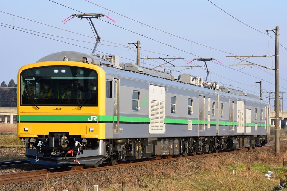【JR東】E493系東北本線で公式試運転の拡大写真