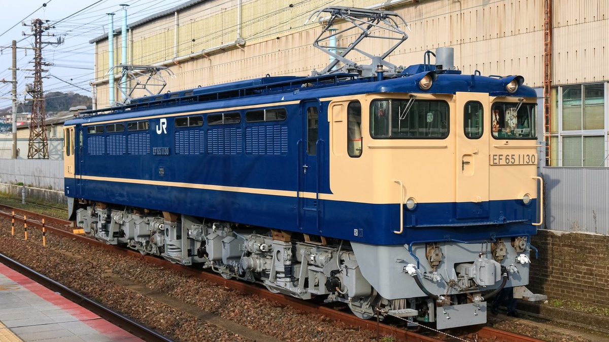 JR西】EF65-1130下関総合車両所本所出場試運転 |2nd-train鉄道ニュース