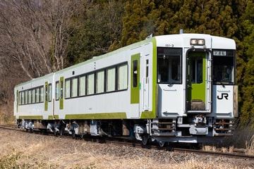 【JR東】キハ111-3+キハ112-3郡山総合車両センター出場試運転と小牛田転属