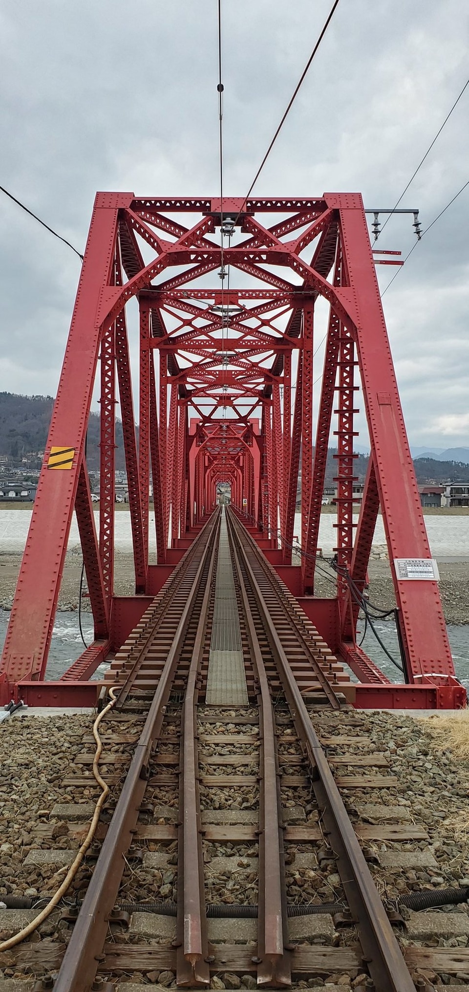 【上田】別所線全線開通(千曲川橋梁の復旧)の拡大写真