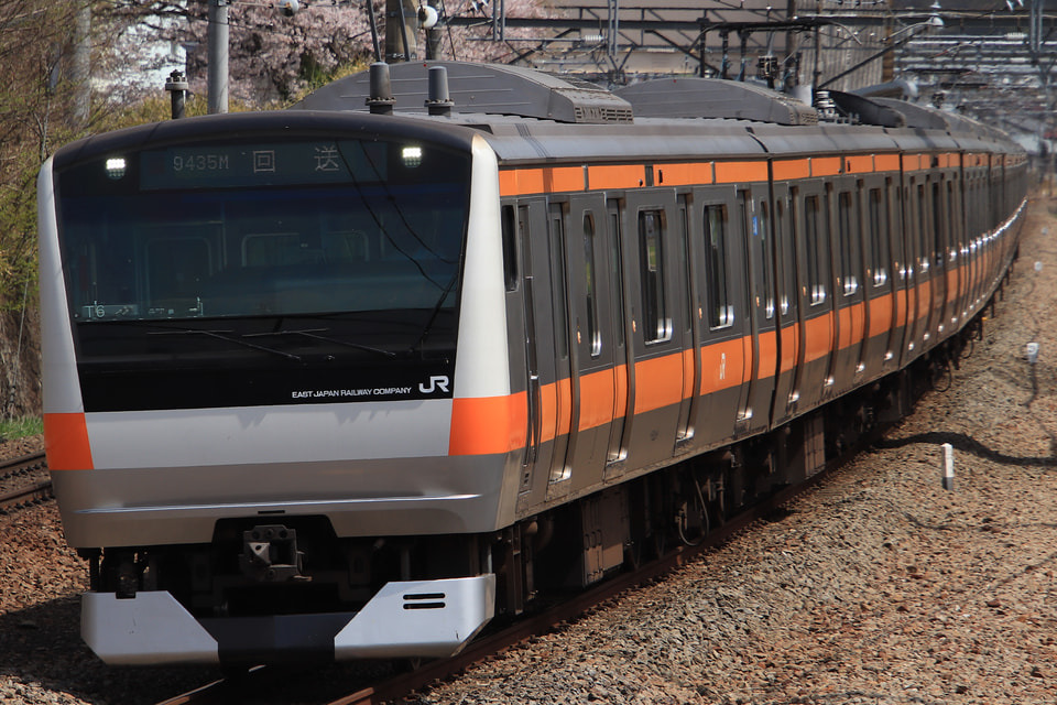 【JR東】E233系0番台T6編成長野総合車両センター入場回送の拡大写真