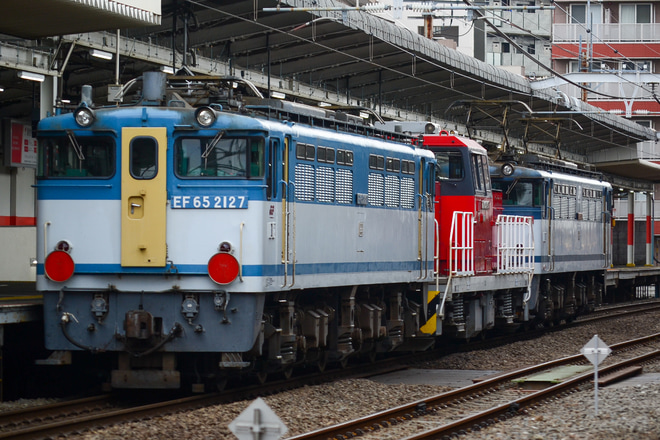 【JR貨】単8582レがEF65-2138+HD300-30+EF65-2127で運転を西国分寺駅で撮影した写真