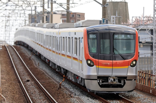 【メトロ】17000系17105F性能確認試運転を和光市駅で撮影した写真
