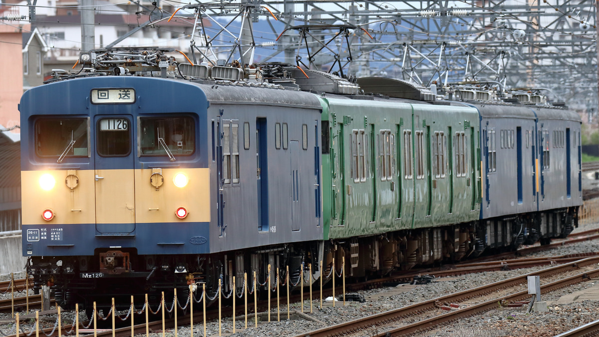113系 JR西】福フチ113系S4編成吹田入場＆クモヤ145-1126廃車回送 |2nd-train