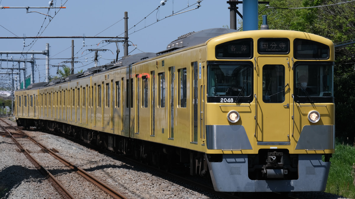 西武】2000系2047F前照灯交換 |2nd-train鉄道ニュース