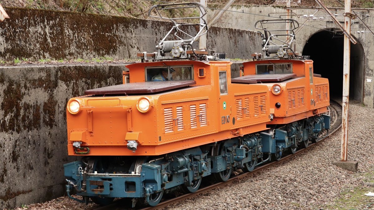 黒部峡谷】凸型電機ED形ED9・10の試運転 |2nd-train鉄道ニュース