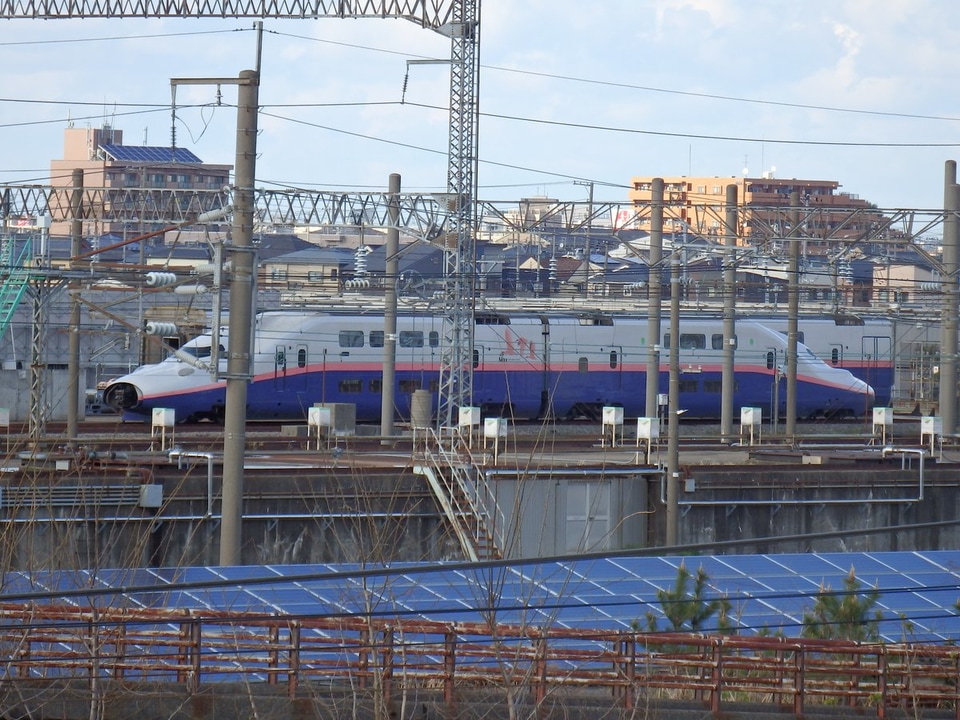 【JR東】E4系P19編成新潟新幹線車両センターで解体中の拡大写真