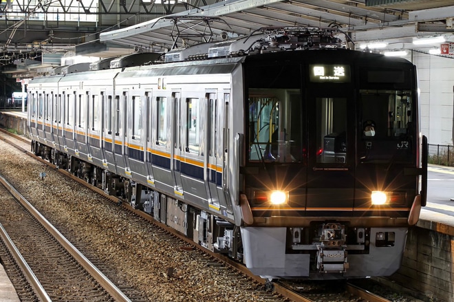 【JR西】207系S36編成網干総合車両所本所出場回送を東加古川駅で撮影した写真