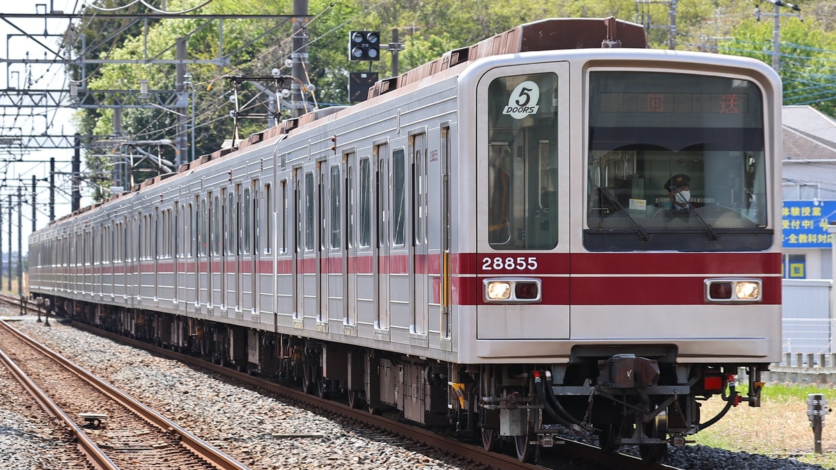 東武】20000系20050型21855F廃車回送 |2nd-train鉄道ニュース