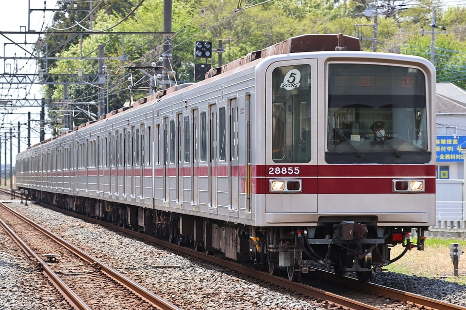 【東武】20000系20050型21855F廃車回送の拡大写真