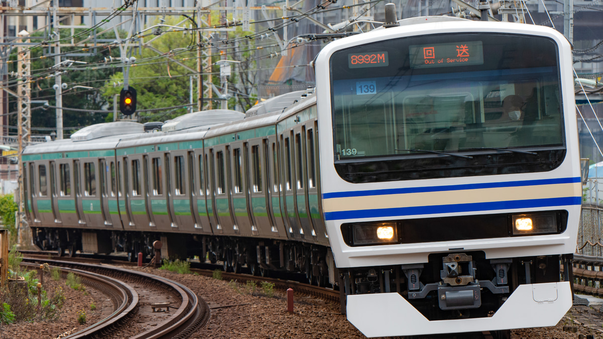 JR東】E231系マト139編成横須賀色を纏い東京総合車両センター出場 |2nd