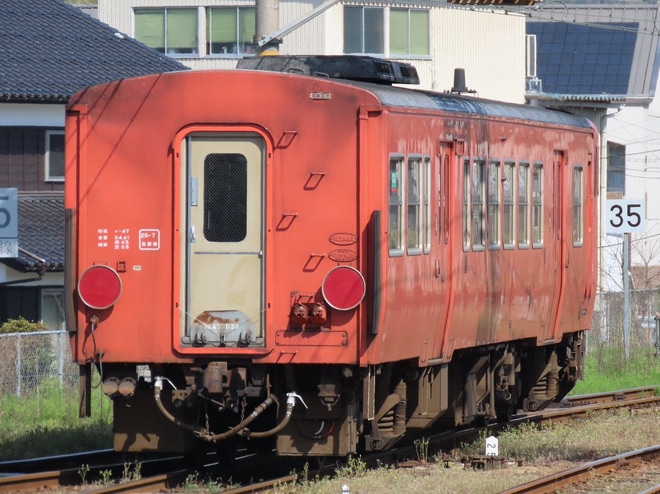 【JR西】キハ47-1133後藤総合車両所本所入場回送を豊岡駅で撮影した写真