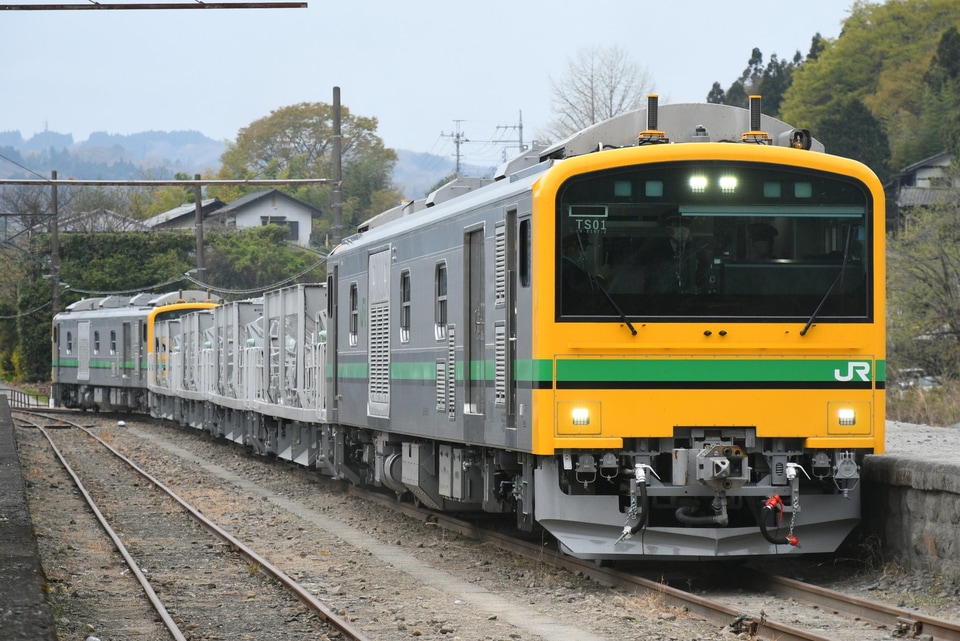 【JR東】GV-E197系TS01編成が吾妻線小野上まで入線の拡大写真
