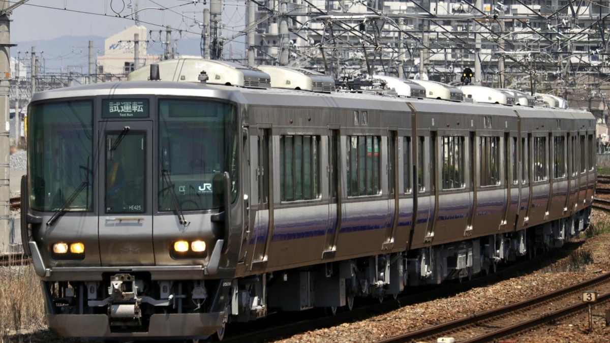 JR西】223系HE425編成吹田総合車両所本所出場試運転 |2nd-train鉄道