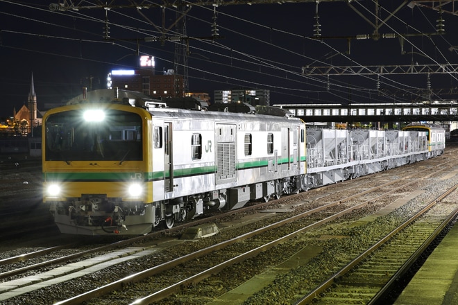 【JR東】GV-E197系が仙山線で試運転を不明で撮影した写真