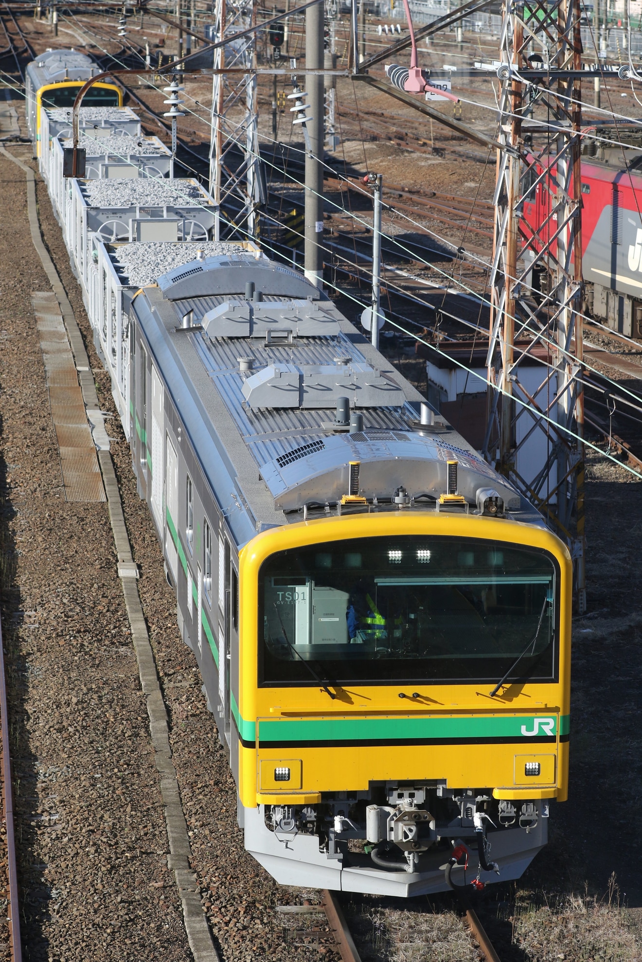 【JR東】GV-E197系が仙山線で試運転の拡大写真