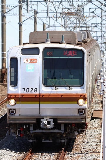 【メトロ】7000系7128F綾瀬工場出場試運転