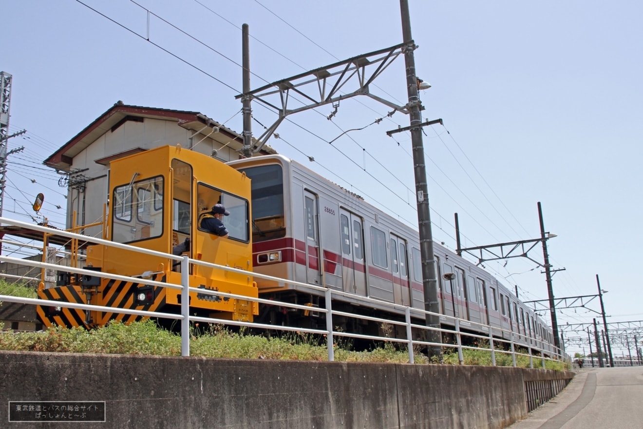 【東武】20050型21855Fのうち6両が津覇車両へ入場の拡大写真