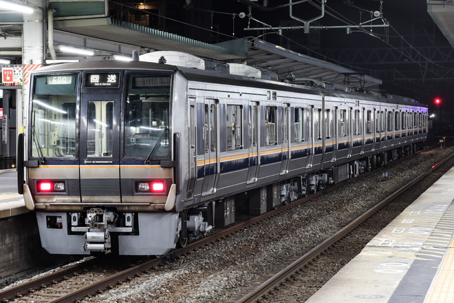 【JR西】207系H2編成網干総合車両所出場を東加古川駅で撮影した写真