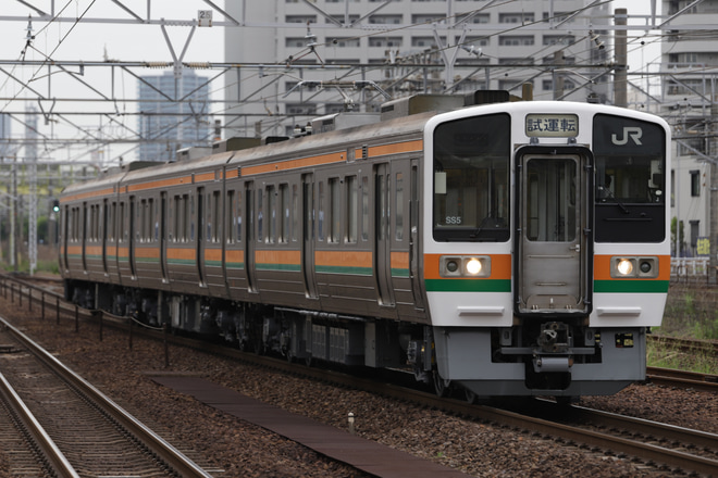 【JR海】211系SS5編成全検出場を熱田駅で撮影した写真