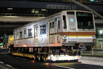 【メトロ】7000系7105F廃車陸送