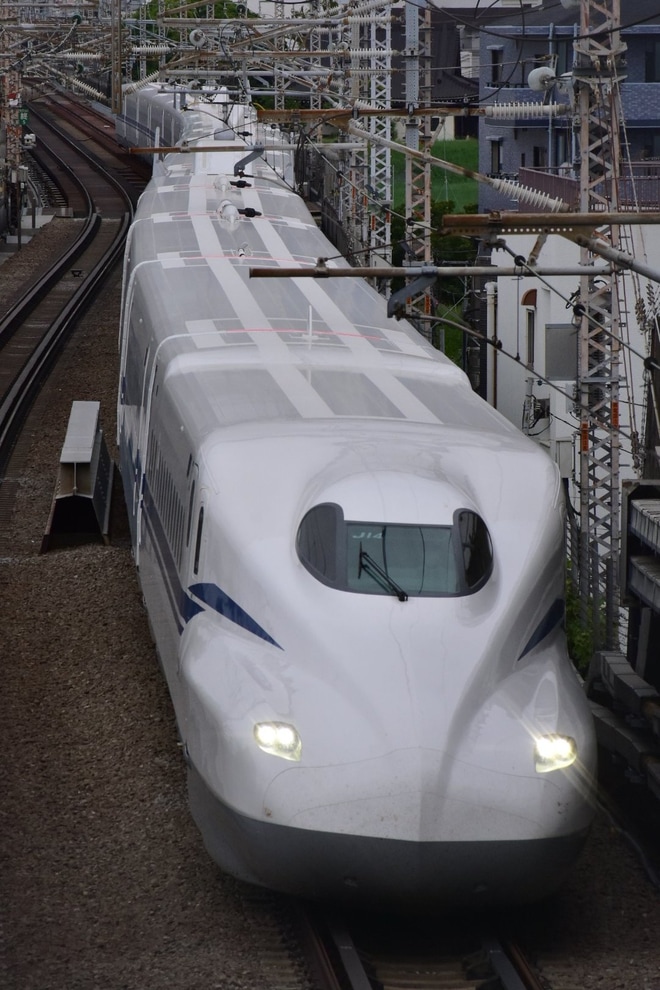 【JR海】N700S J14編成本線試運転を新横浜〜品川間で撮影した写真