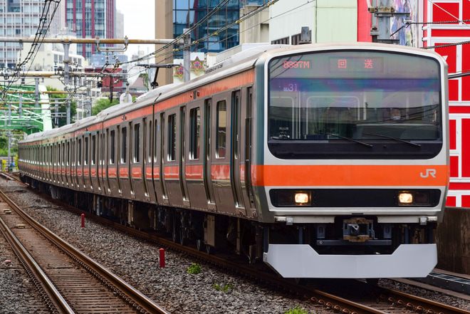 【JR東】E231系ケヨMU31編成 東京総合車両センター出場を秋葉原駅で撮影した写真