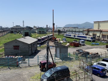 鉄道部品　楕円銘板　JR北海道　五稜郭車両所 7c6c1bea42642e9d5a8cafbe1948c9