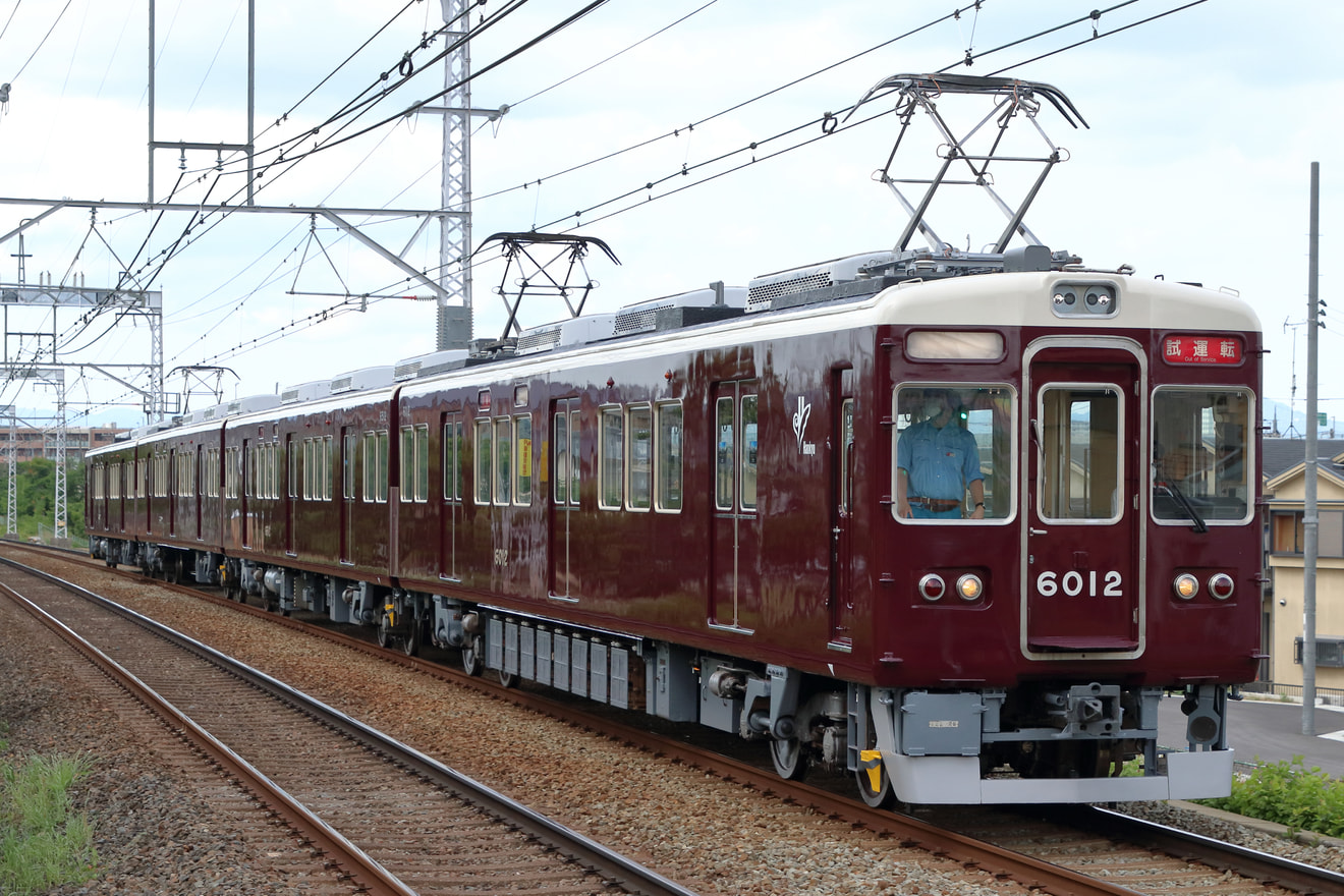 【阪急】6000系6012Fが出場試運転を実施の拡大写真