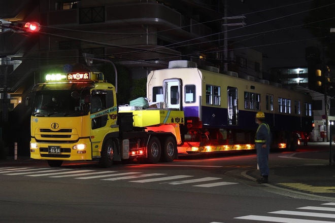 【阪神】5001形5009F廃車陸送を不明で撮影した写真