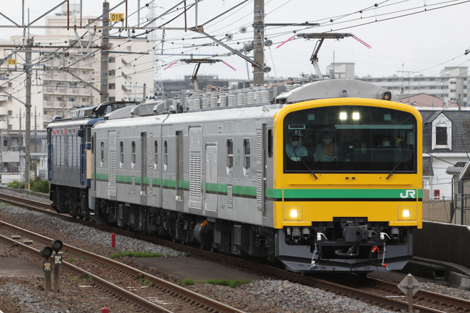 【JR東】E493系オク01編成 中央線方面へを南流山駅で撮影した写真