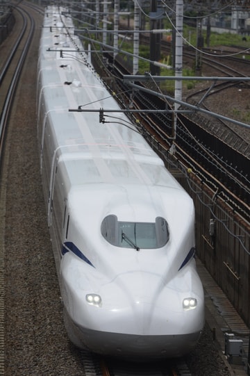 【JR海】N700S J15編成(トロリ線状態監視システム付)本線試運転